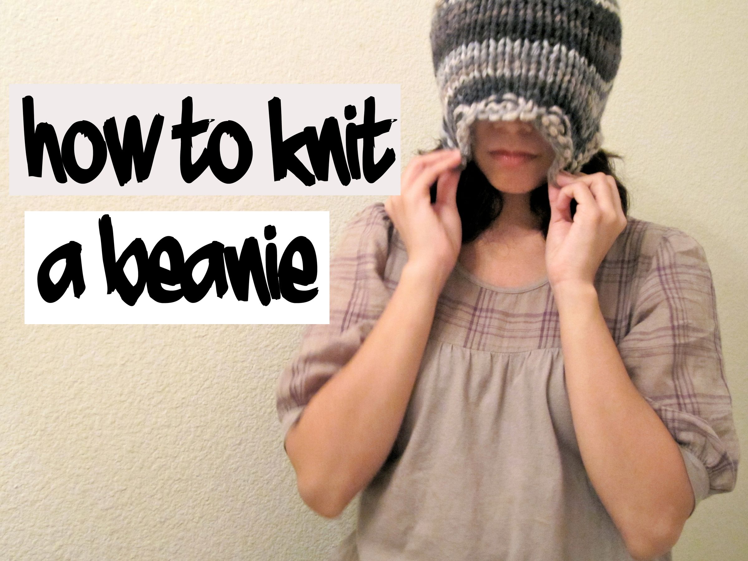 How to Knit a Beanie