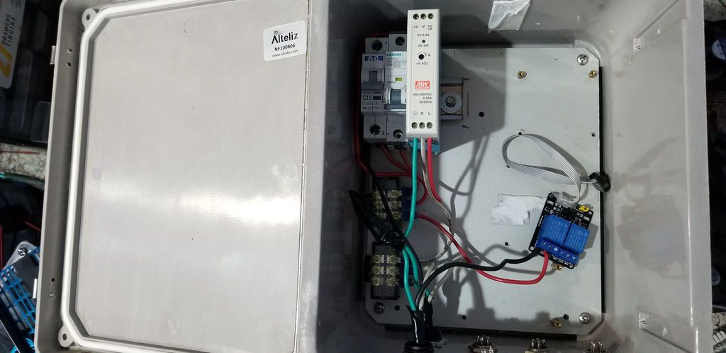 Connect Plugs to Relay and Install in Junction Box *Warning High Voltage*