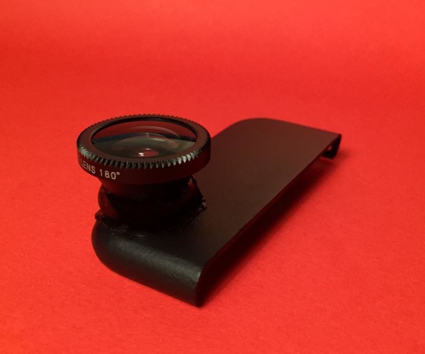 DIY Snap-on Fisheye Lens Attachment for IPhone