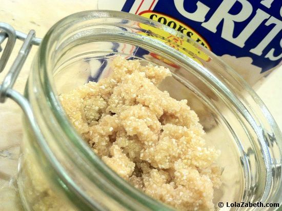 DIY Sweet Grits Facial Scrub (bless Your Heart)
