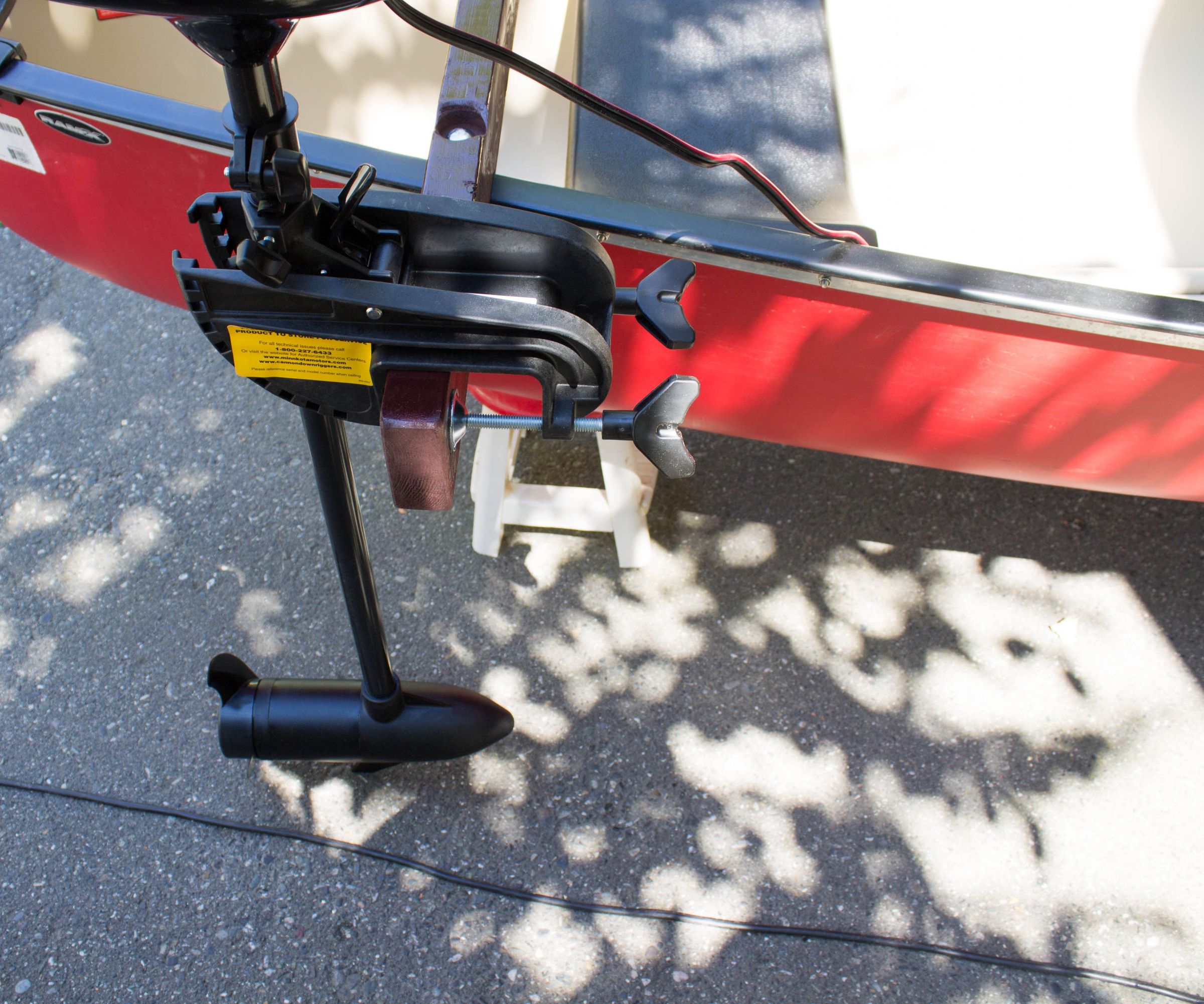 Electric Trolling Motor Canoe