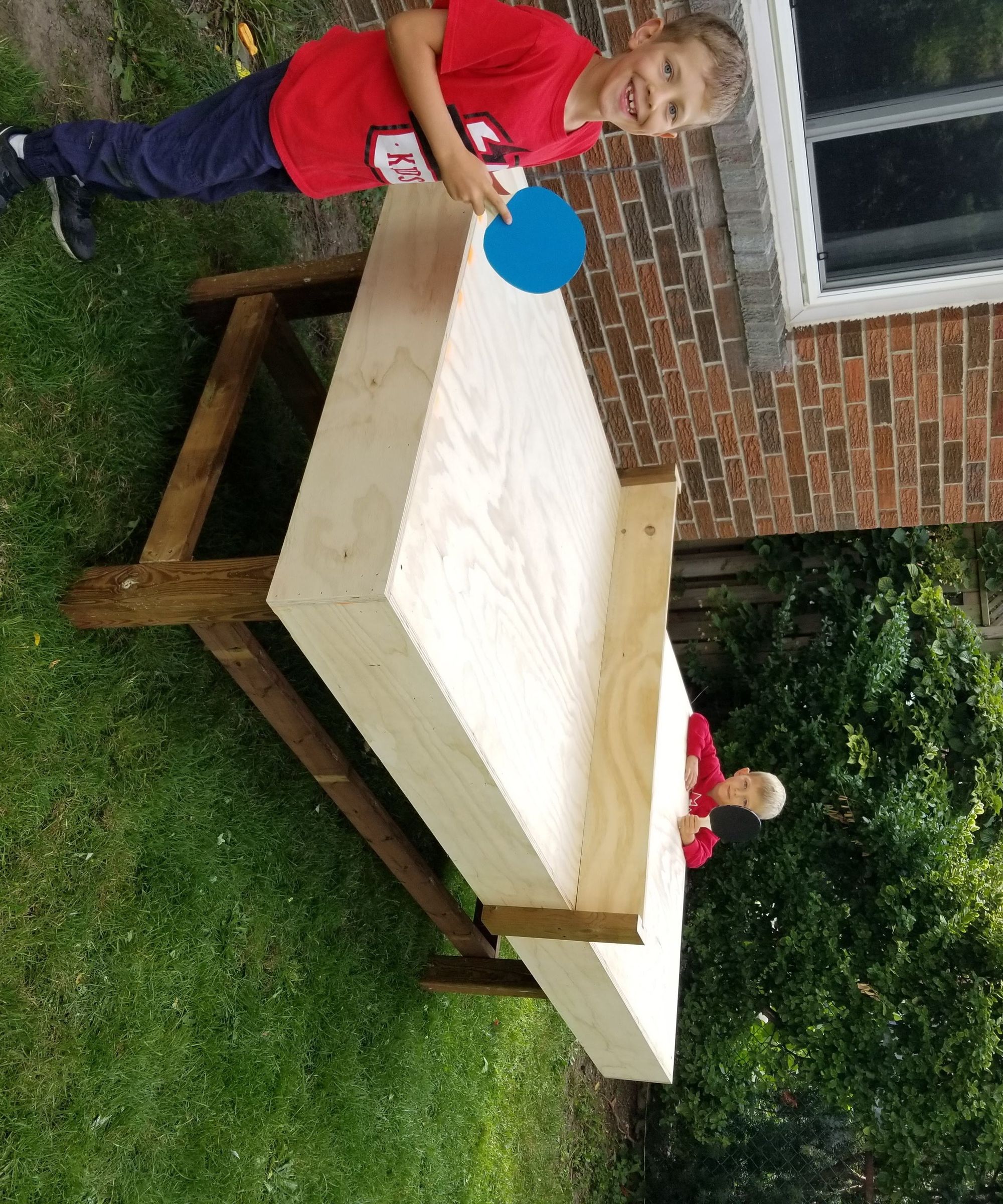 DIY Ping Pong Table