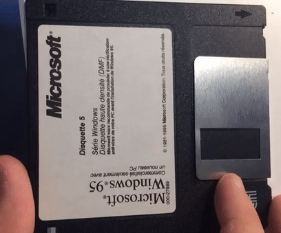 Floppy Disk Secret Compartment
