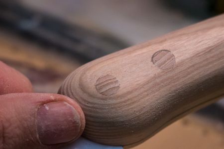 Finishing the Handle