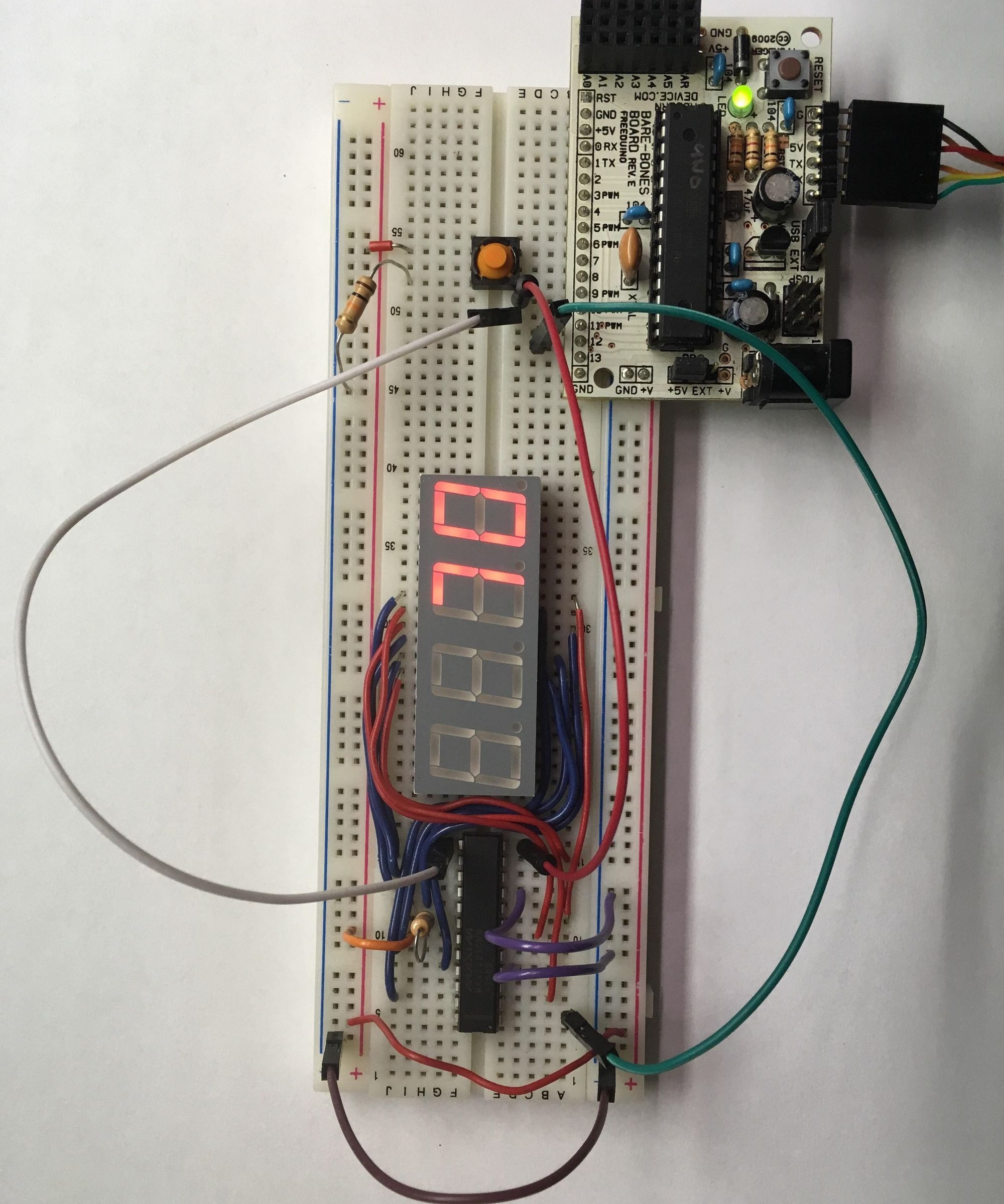 Counter Using the MAX7221