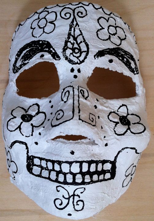 Easy Day of the Dead (Dia de los Muertos) Masks