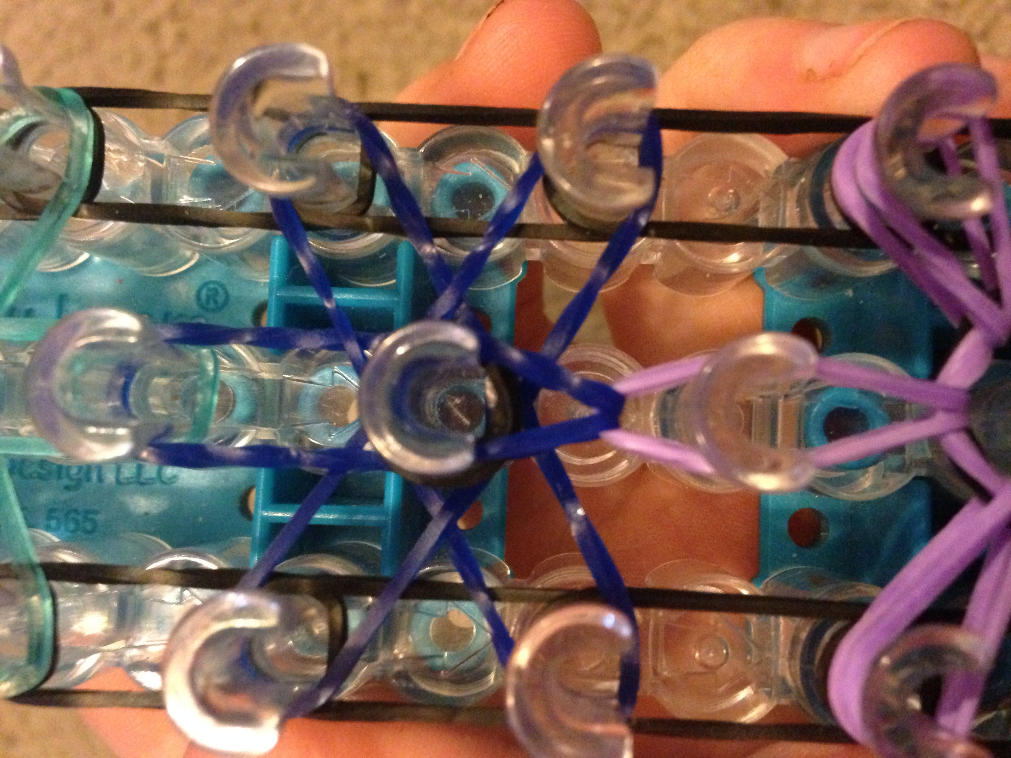 How to Make a Starburst Rubber Band Bracelet 18 Steps Instructables