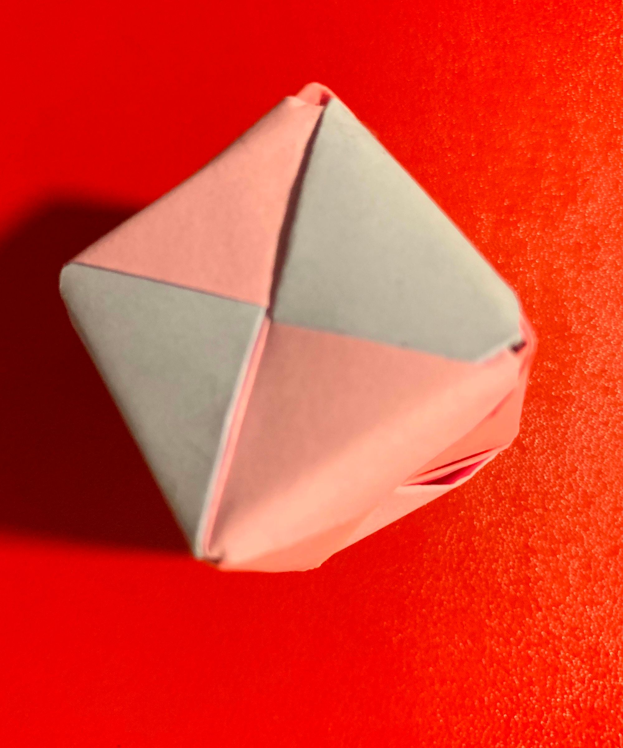 How to Make an Origami Post-It Box