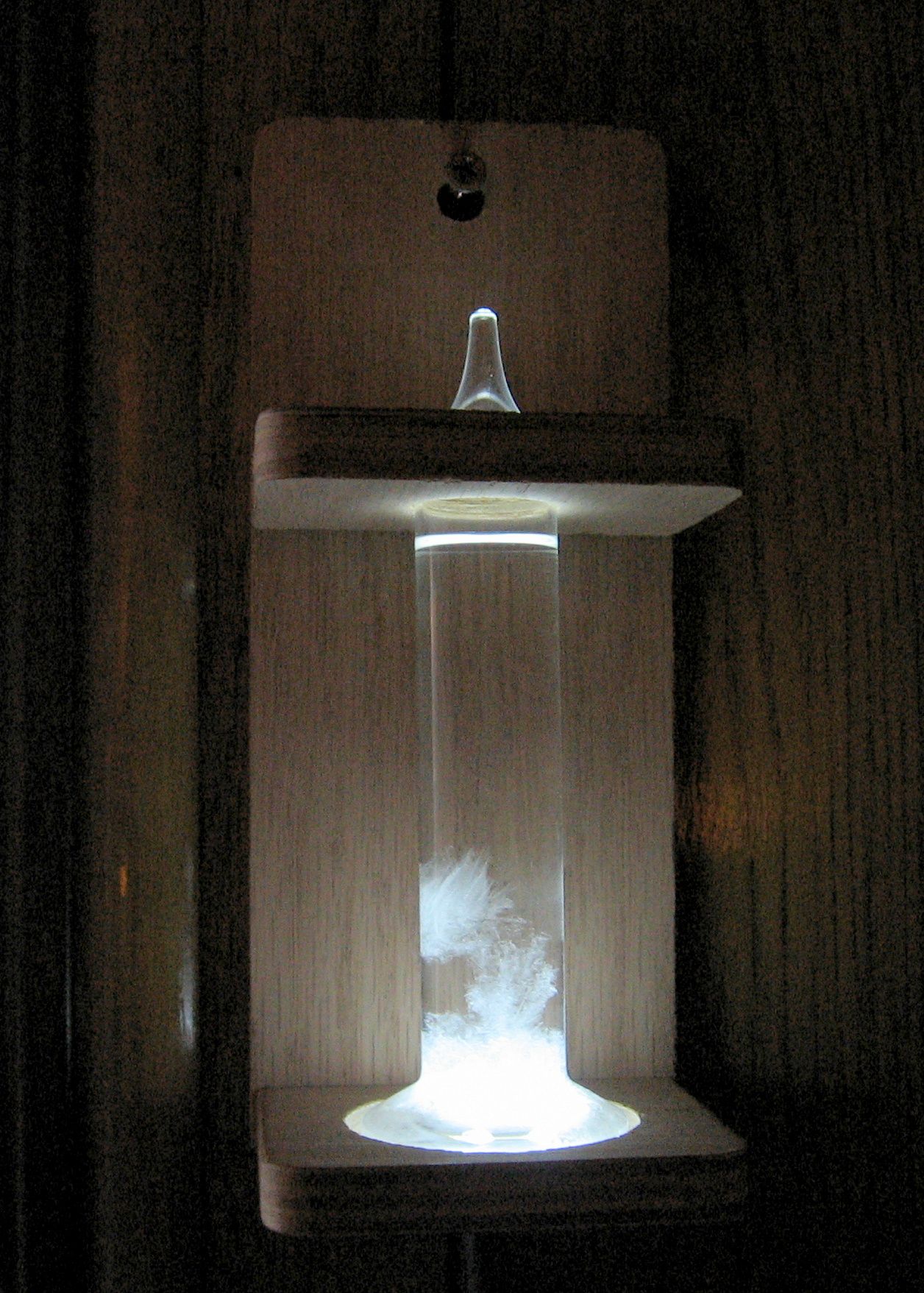 Glowing Fitzroy Storm Glass
