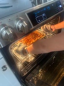 Remove the Aluminum Foil and Place Back Into the Oven