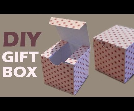 How to Make a Gift Box - DIY Paper Box 