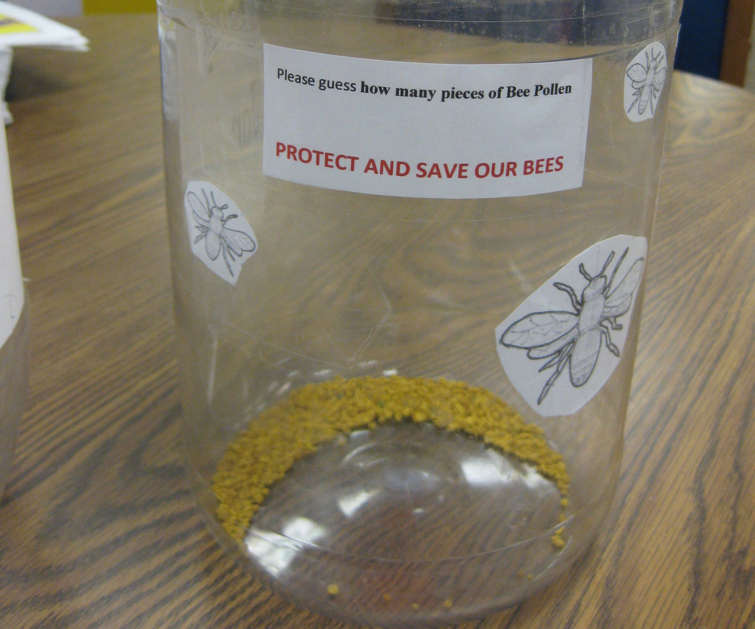 Bee Pollen Guessing Jar