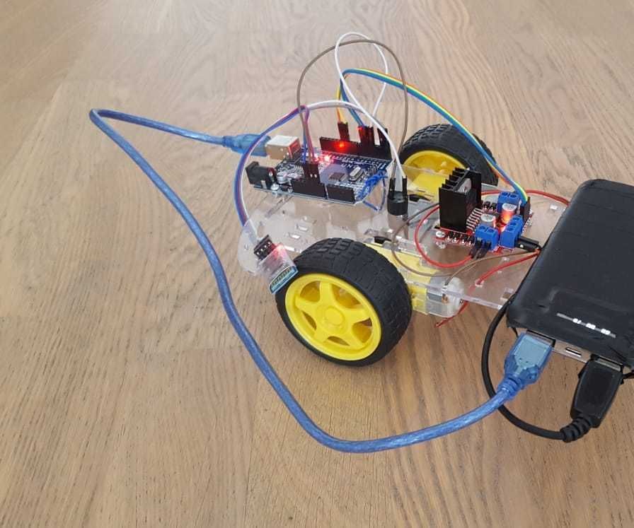 ArduCar - Power Bank Powered 2WD Arduino RC (Bluetooth Controlled) Car + Arduino Code Explanation