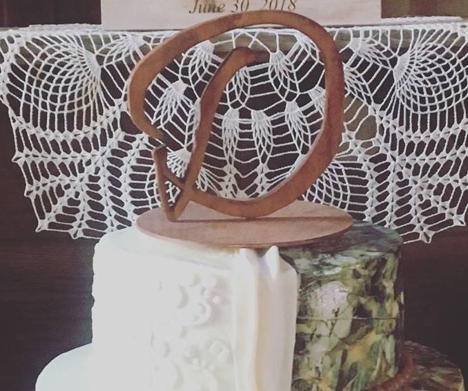 How to Make a Letter Wedding Cake Topper