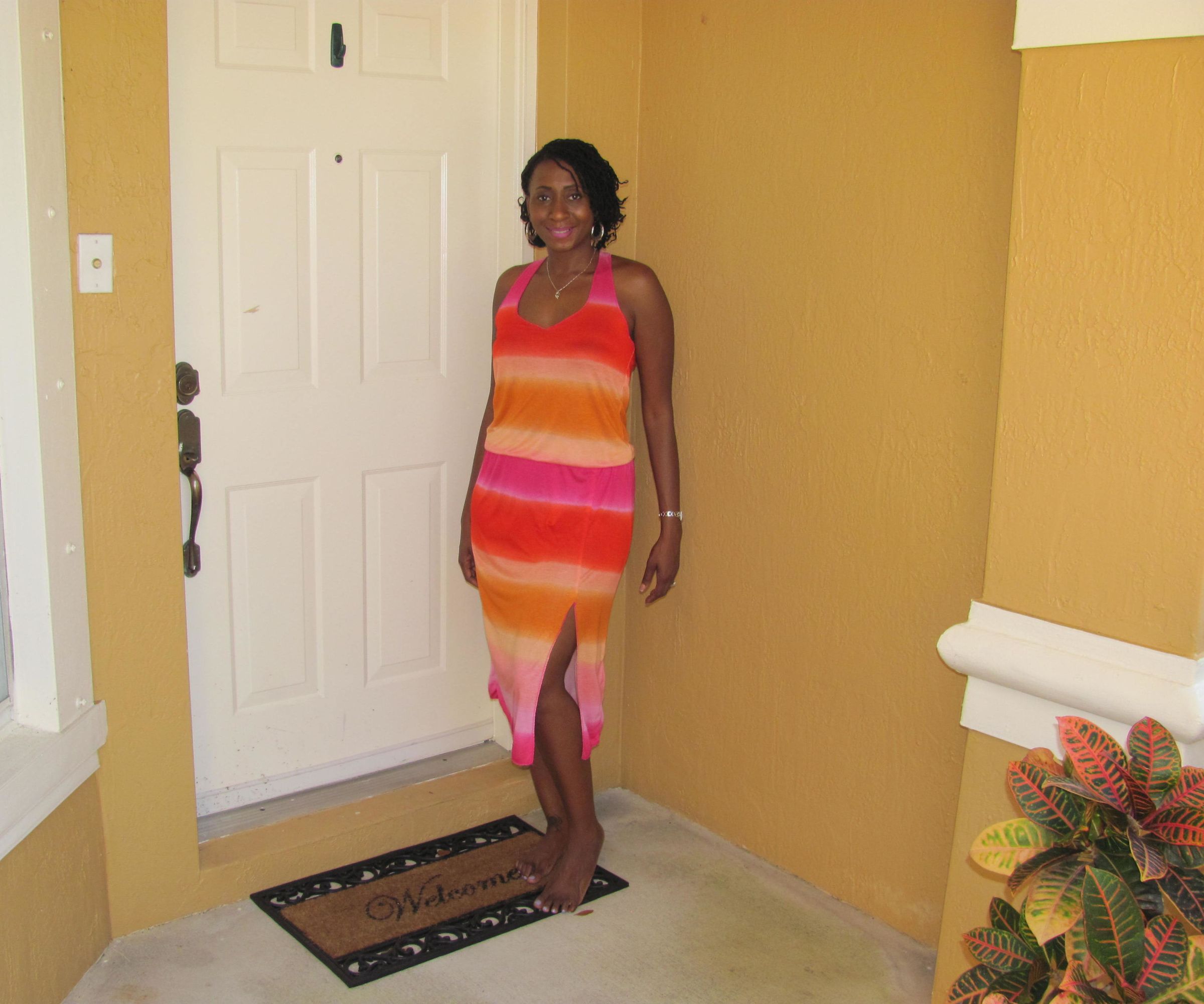 Racerback Dress With Slit in 30 Minutes