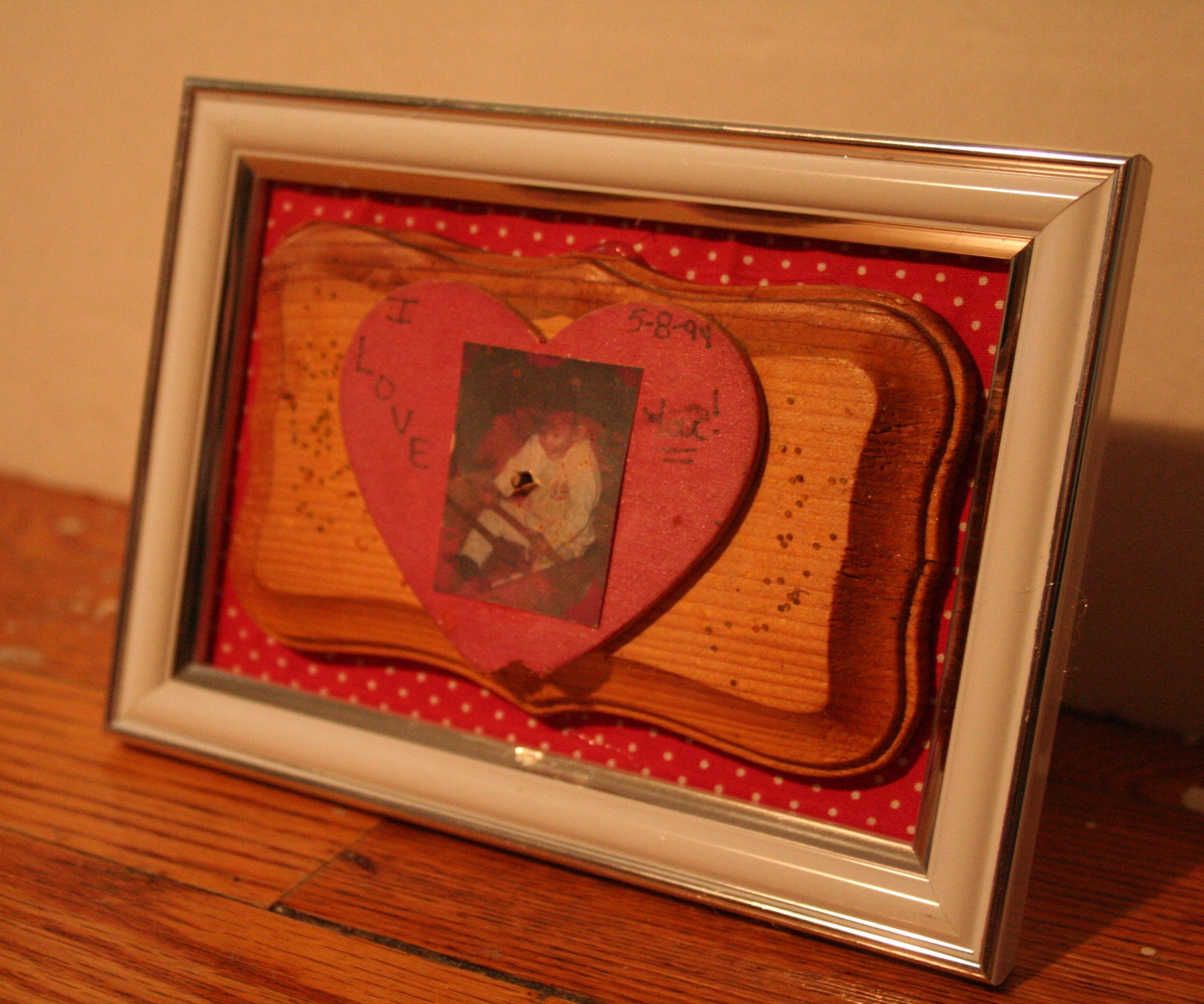 3D Wooden Photo Magnet Frame