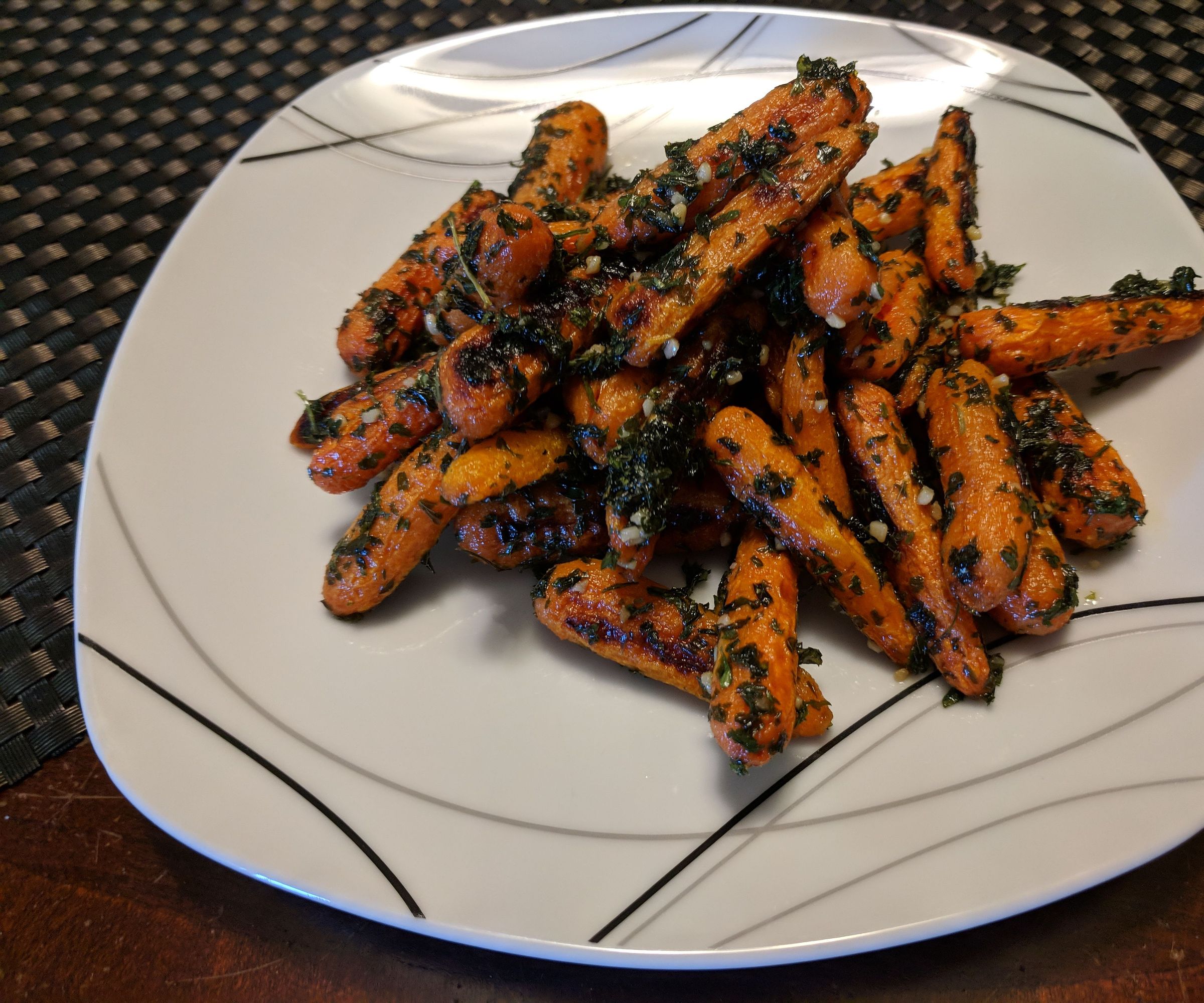 Garlic Roasted Carrots