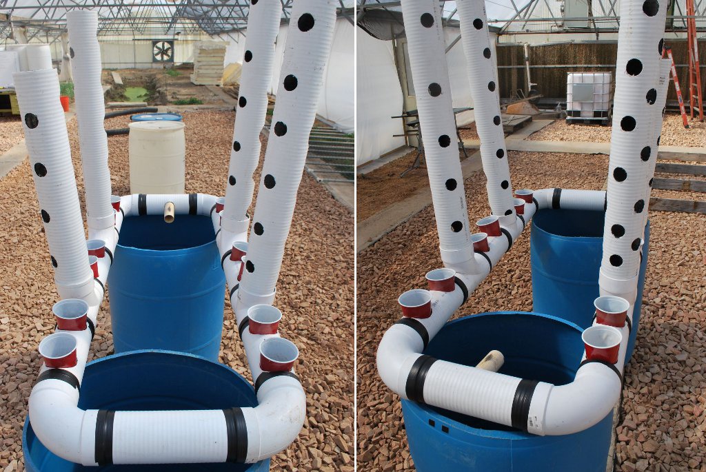 Build a Vertical Aquaponic Veggie & Fish Farm for Small Yards & Houses