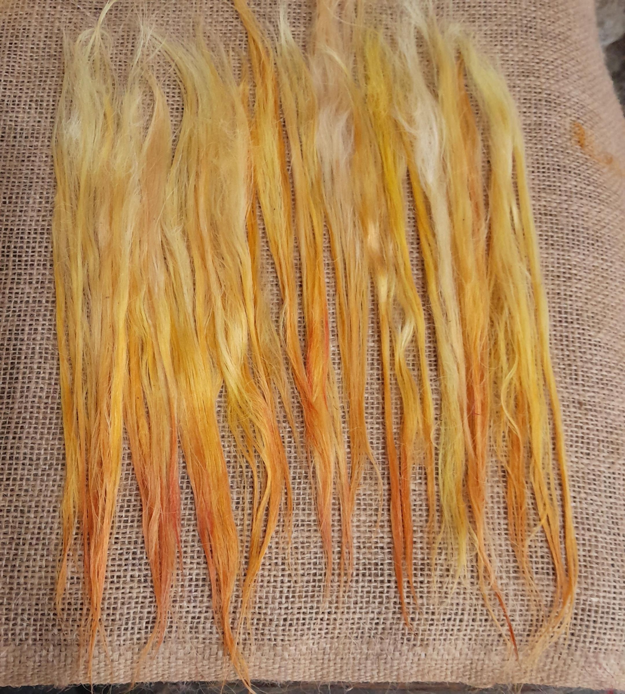 How to Prepare Wool Locks for Rerooting, Wigs and Wefts for Doll Hair