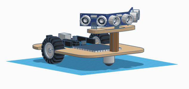 Hand-Following Car: Arduino and Ultrasonic Sensors Powered