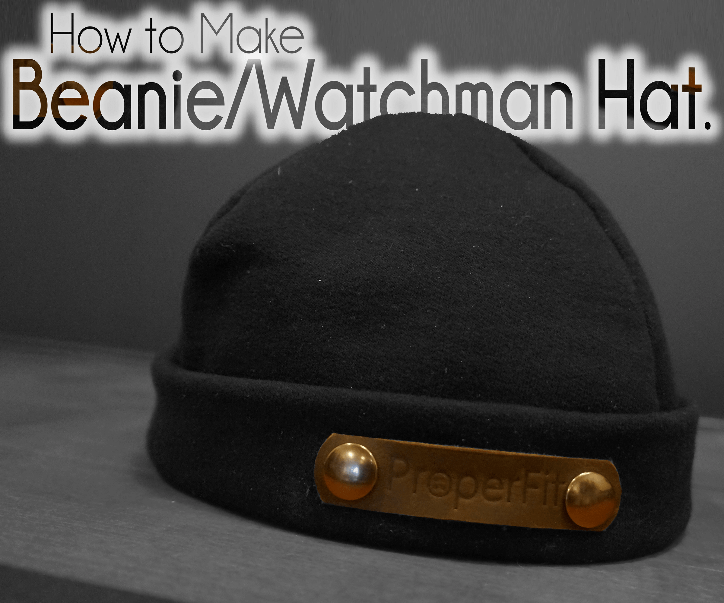 How to Make Beanie/Watchman Hat | Quick and Easy.