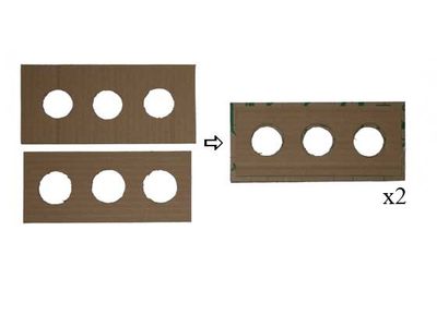 Assembly of the Cardboard Form: Step2