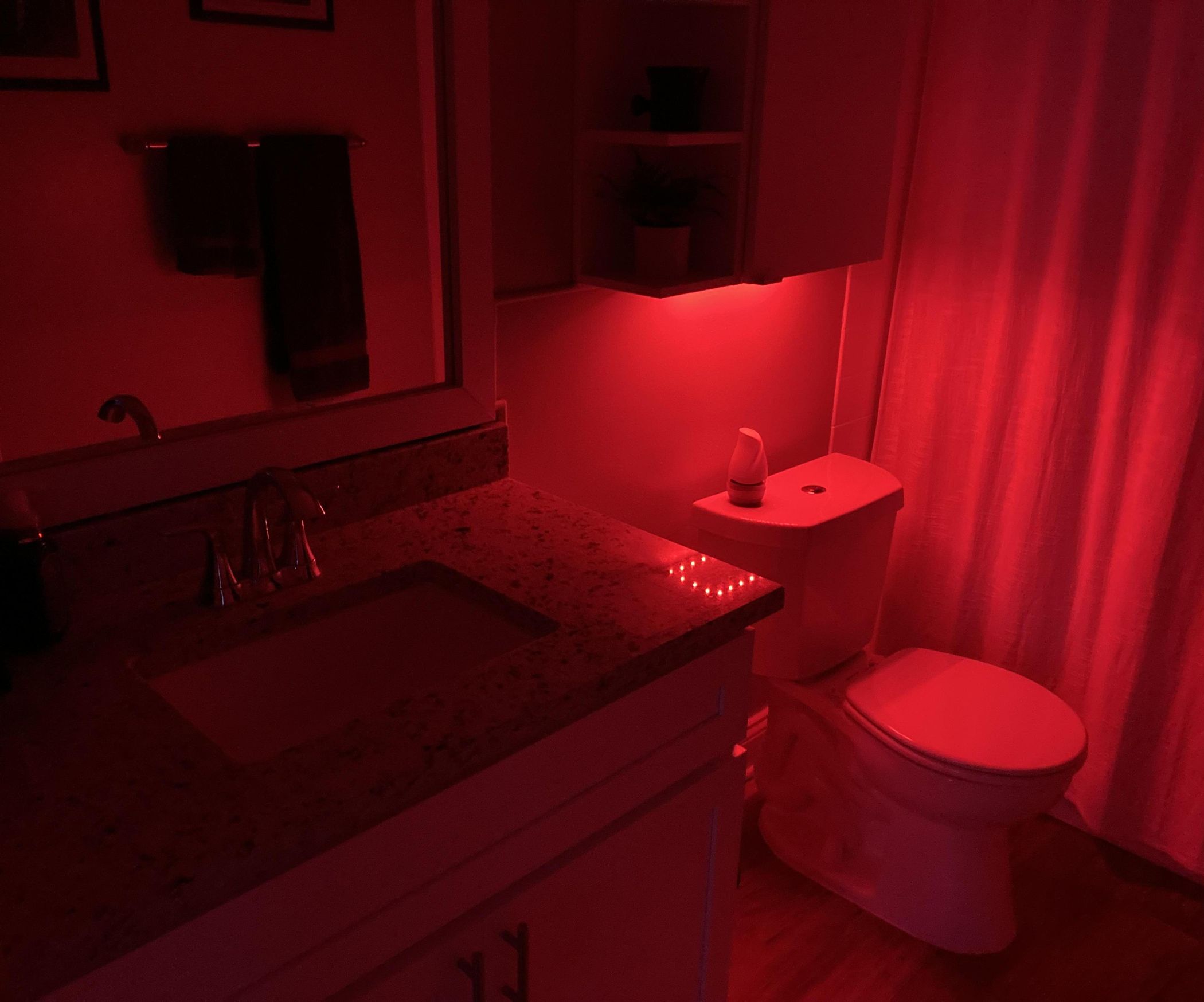 Bathroom Nightlight With Red LED Lights : 7 Steps (with Pictures ...