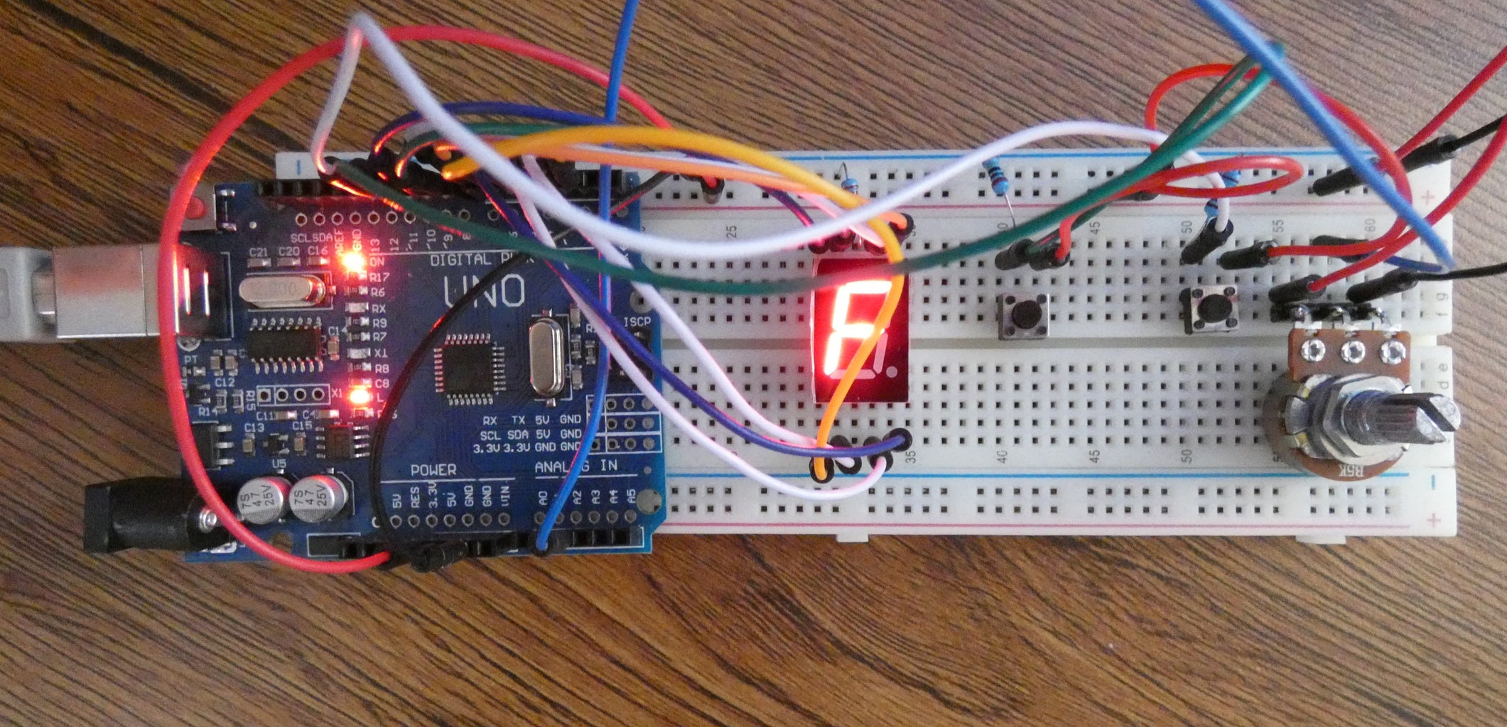 Arduino 7-segment Display : 5 Steps - Instructables