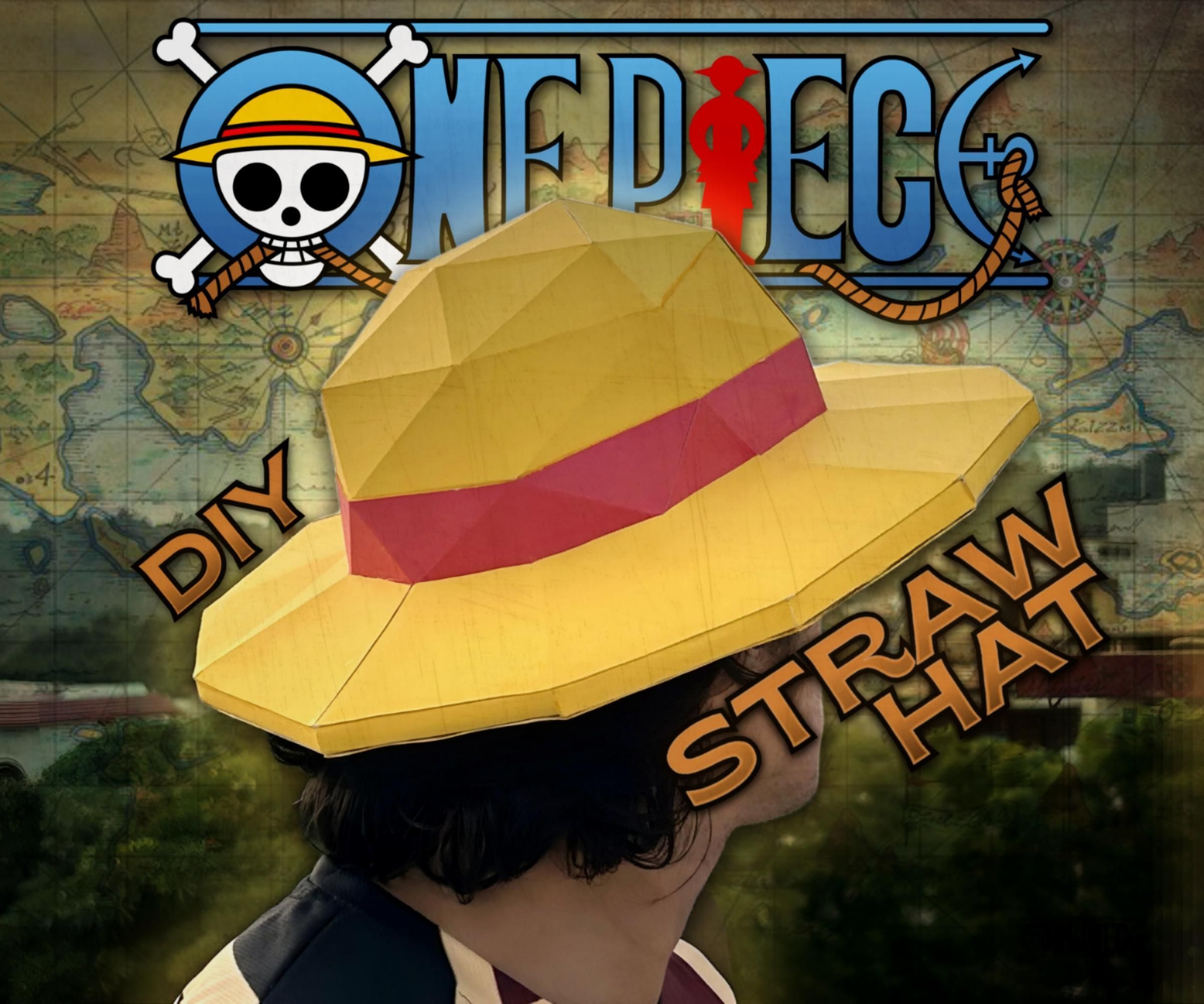 DIY Luffy’s Straw Hat (Yep, It’s Just Paper)