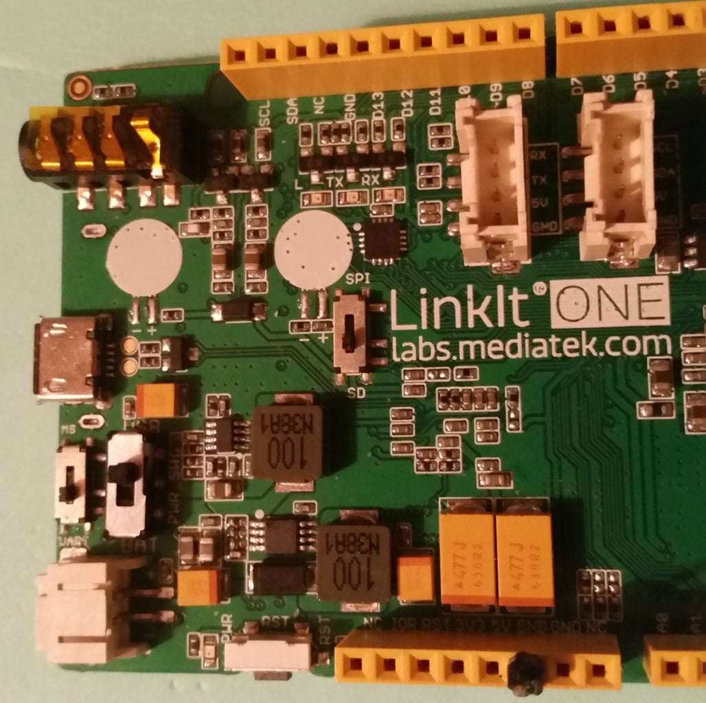 Connect the Parts to the LinkIt One