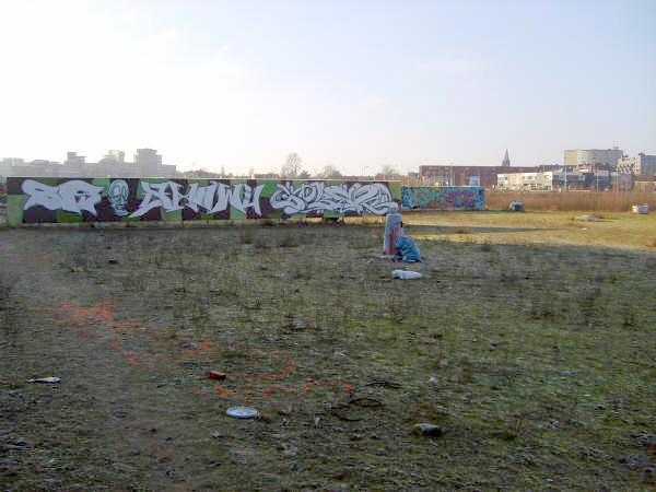 Create colourful wastelands by colouring waste