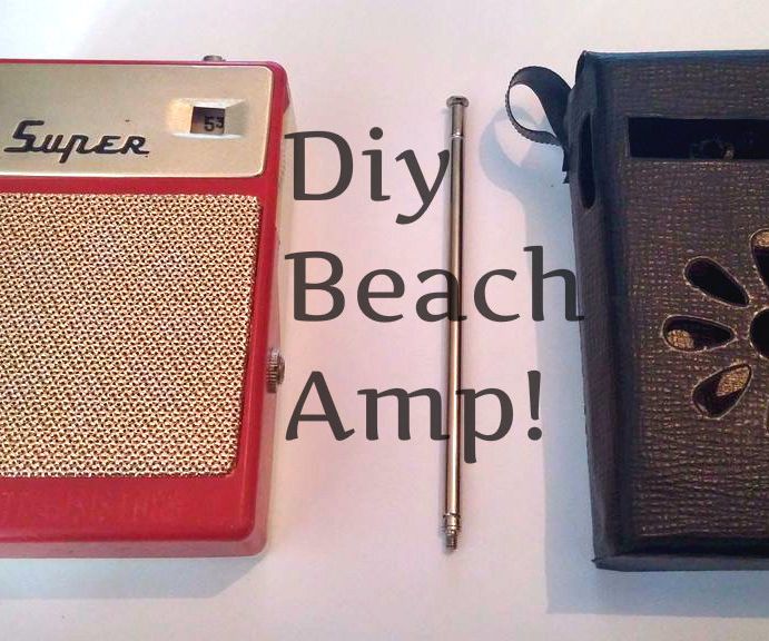 DIY Beach Amp! (From Old Pocket Radio)