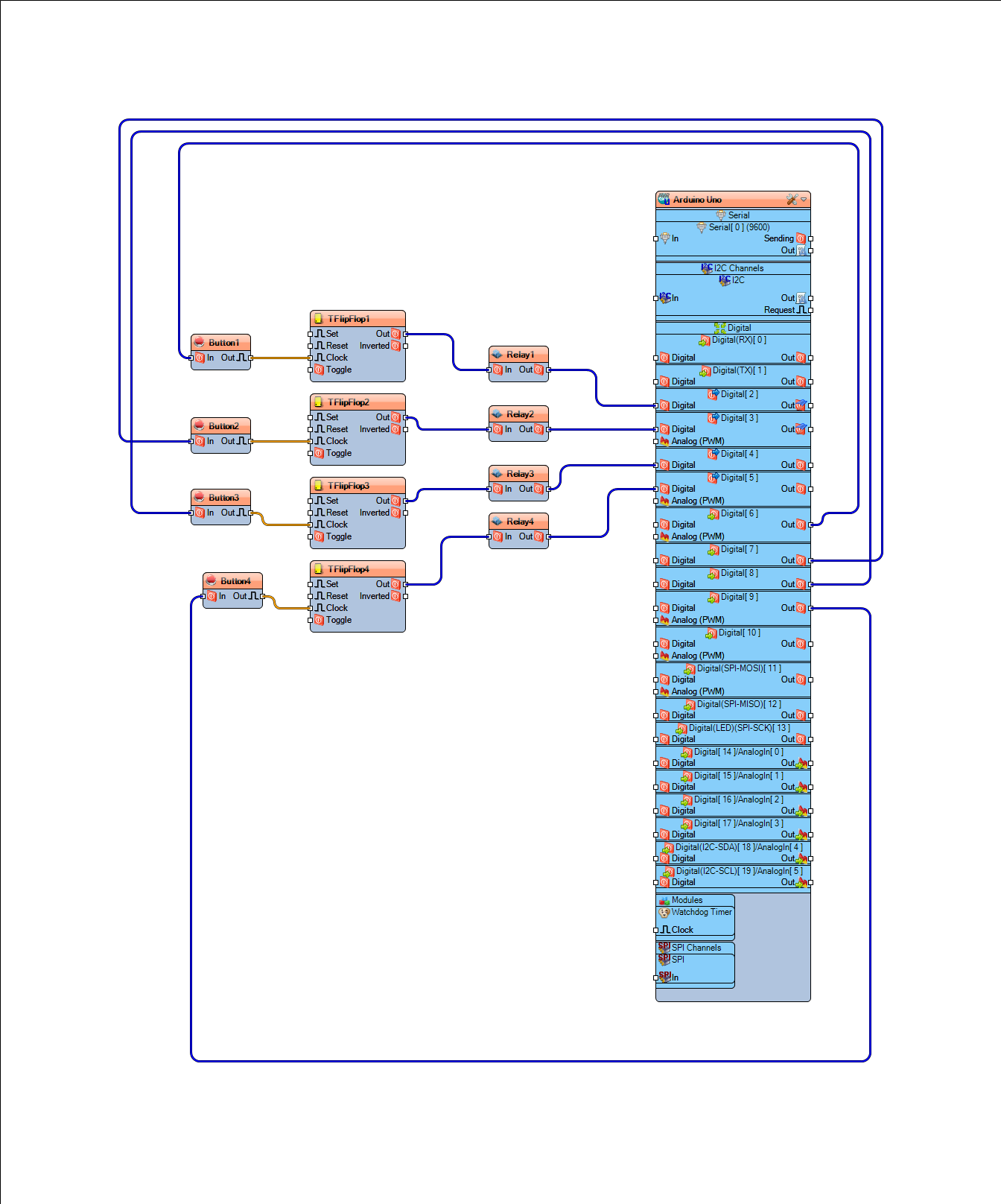 In Visuino Connect Components photo 2