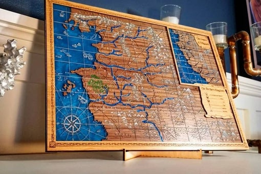 Epoxy Resin Fantasy Maps