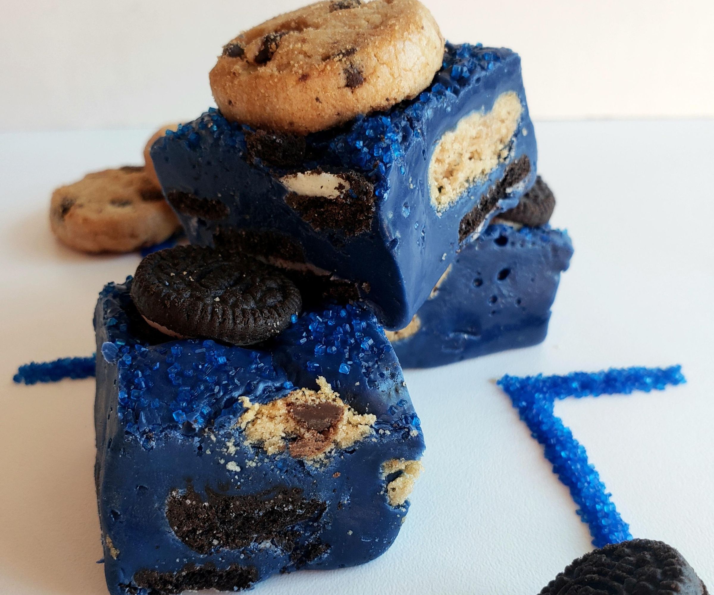 Cookie Monster Fudge