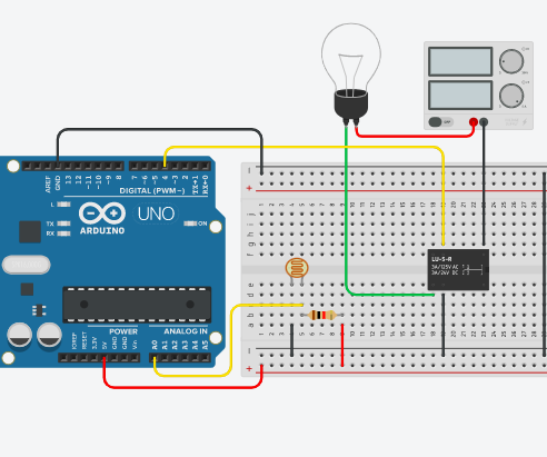 Arduino Light Intensity Lamp