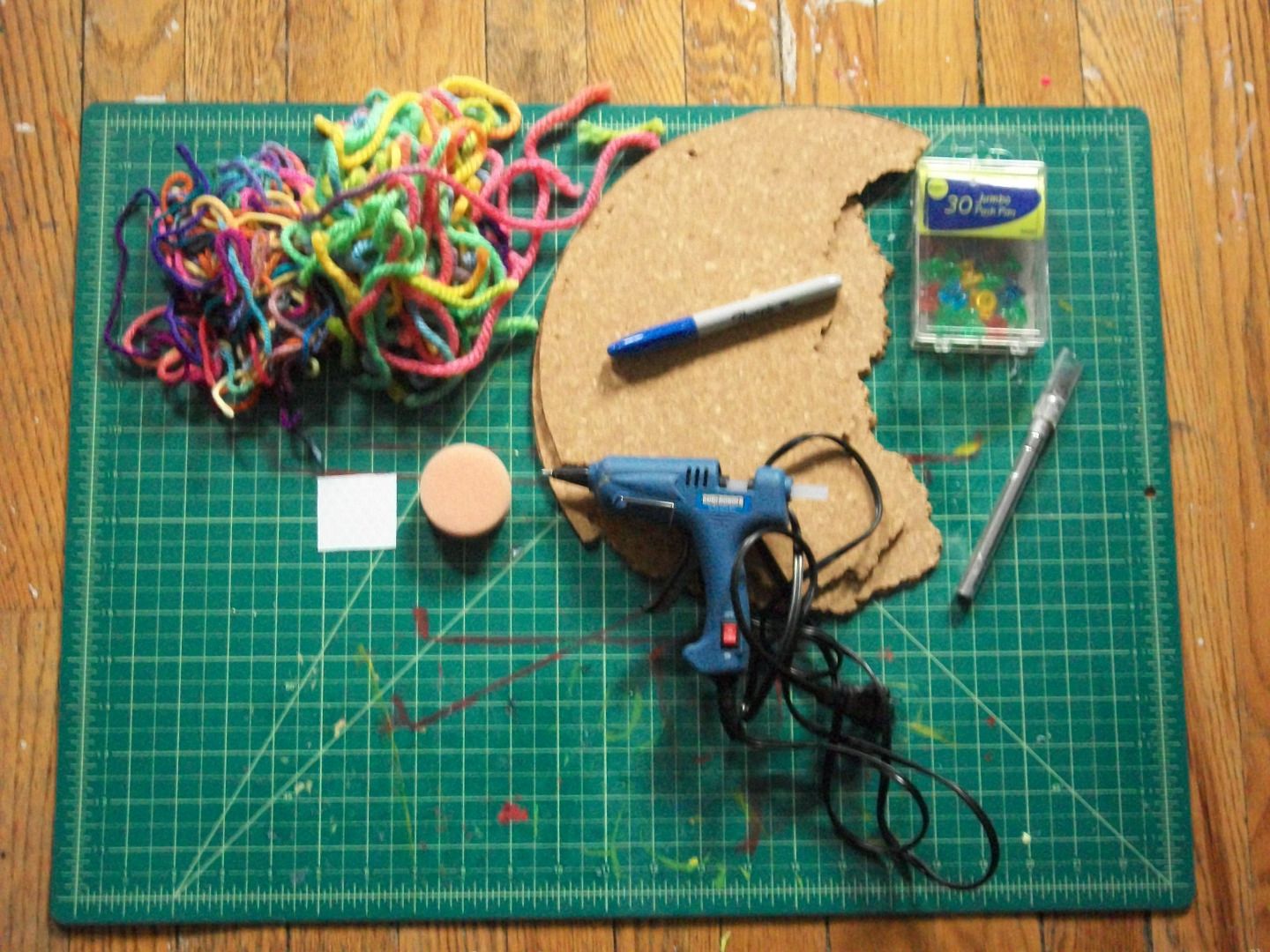 Yarn Cork Push Pins 5 Steps (with Pictures) Instructables