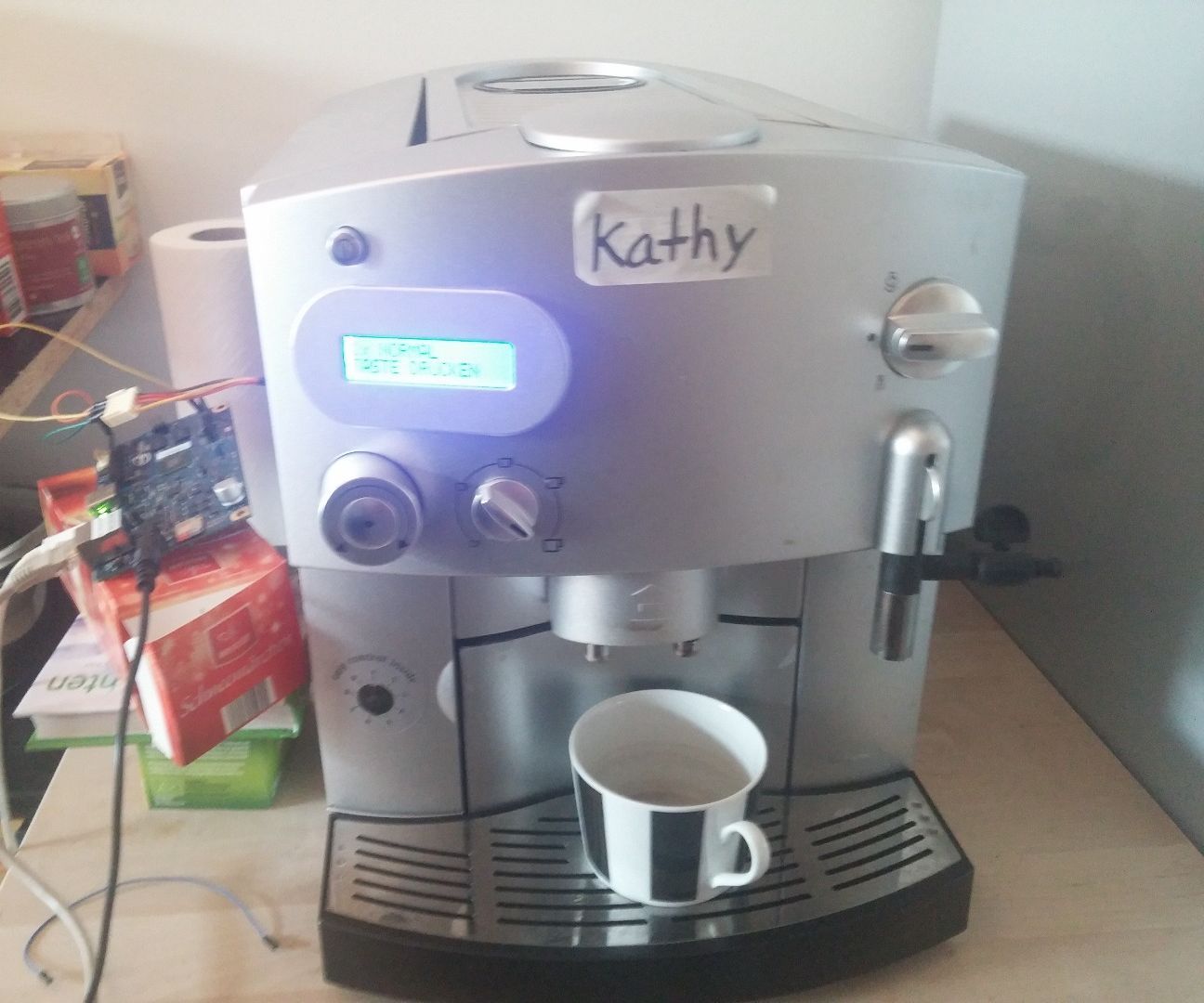 Smart Tweeting Coffee Maker