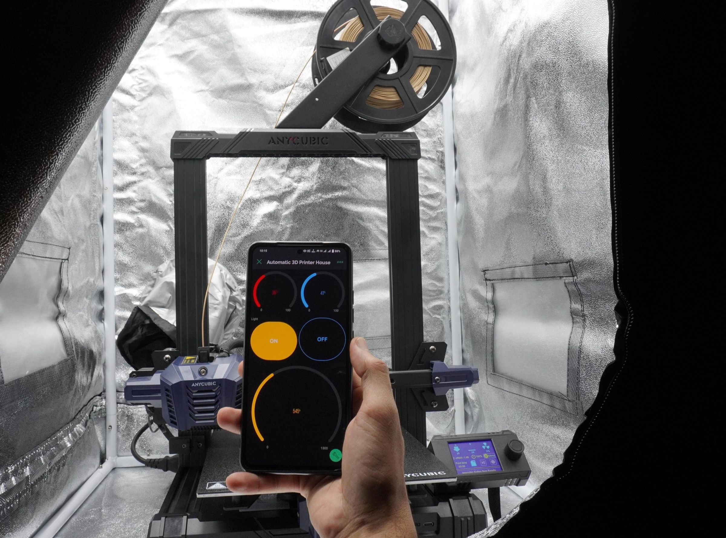 DIY Smart 3D Printer Enclosure