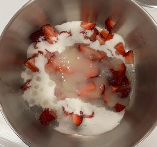 Making the Strawberry "Marinara" Sauce