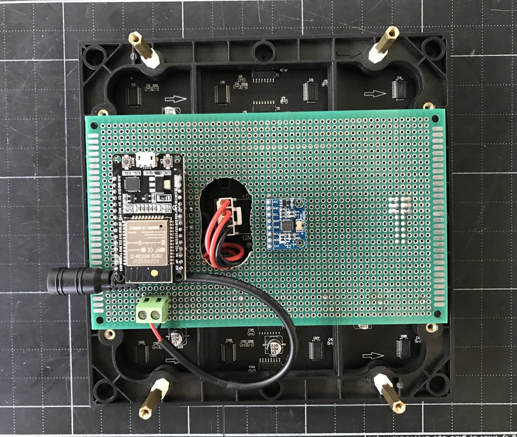 VIRTUAL NIXIE CLOCK ON LED MATRIX 64X64 : 5 Steps (with Pictures ...