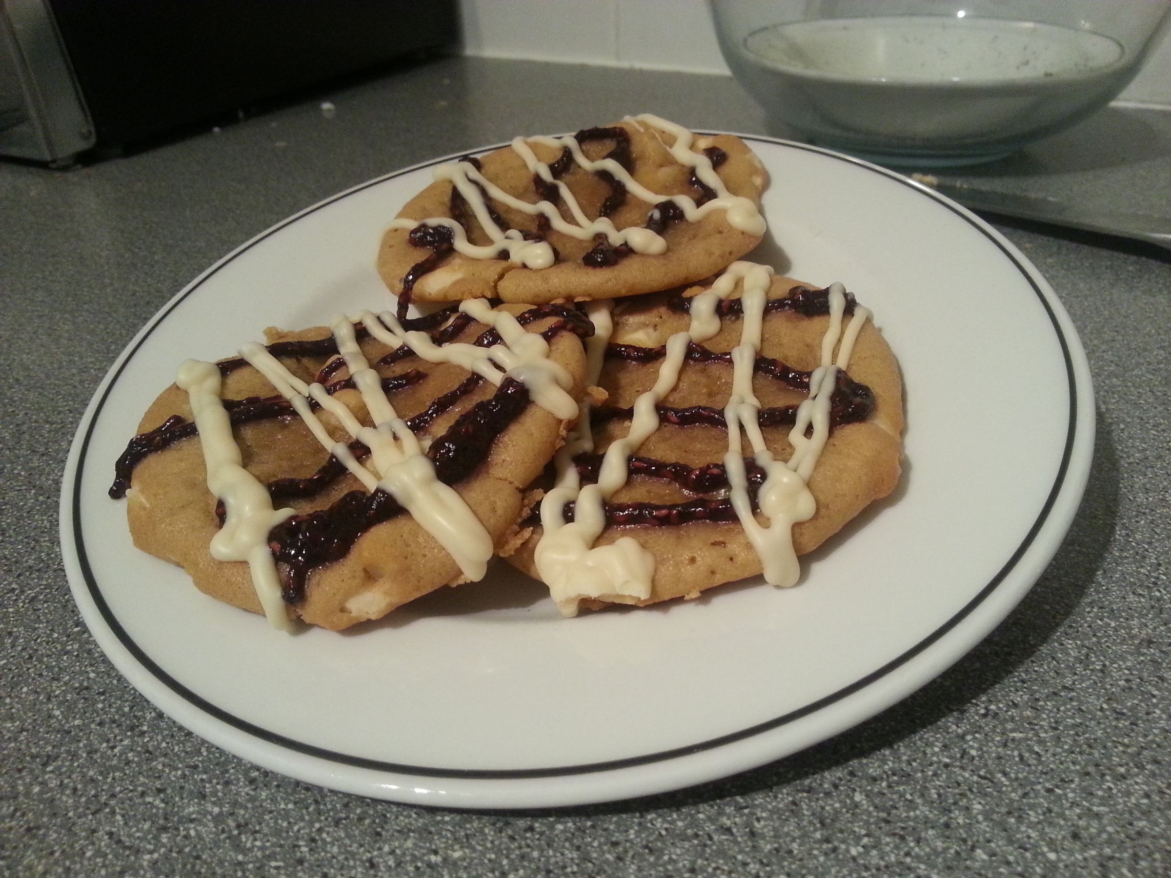 White Chocolate Chip and Macadamia Nut Cookies !!