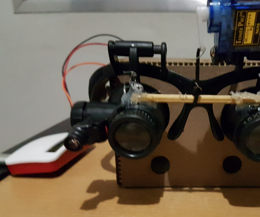 Voice Controlled Glasses With Magnifying Lens