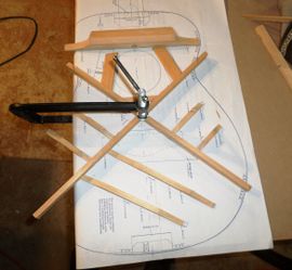 Sound Hole, Rosette, Back Inlay Strip and Bracing