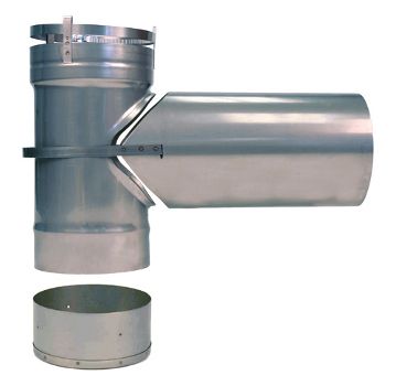 Installing a Tee Connection for Flexible Chimney Liner