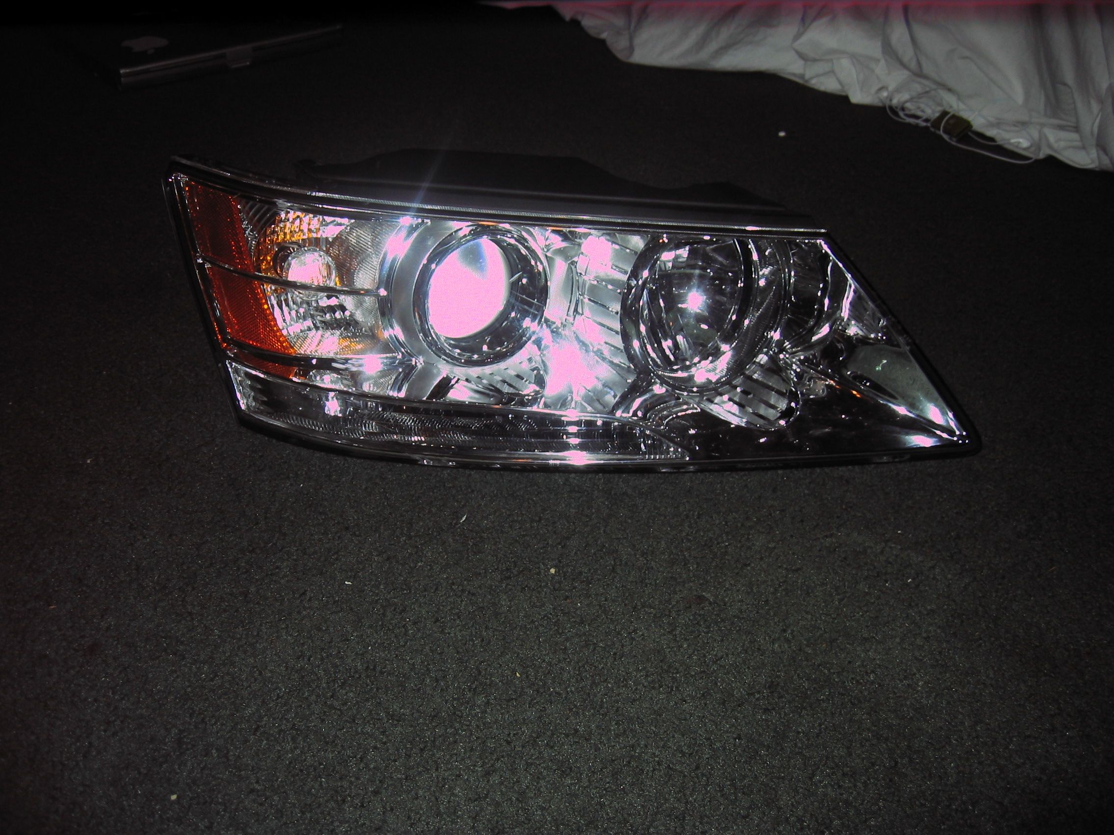 The Recycled Car Headlight Ceiling Lamp