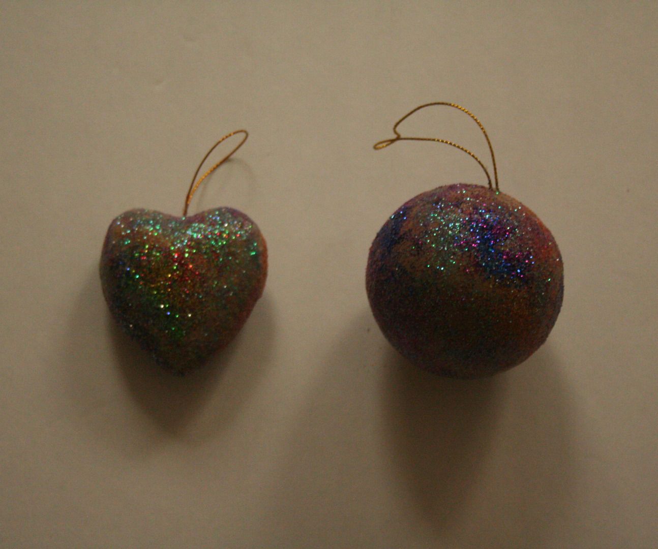 Glitter Ornaments