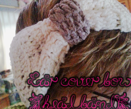 Warm Crochet Headband Bow