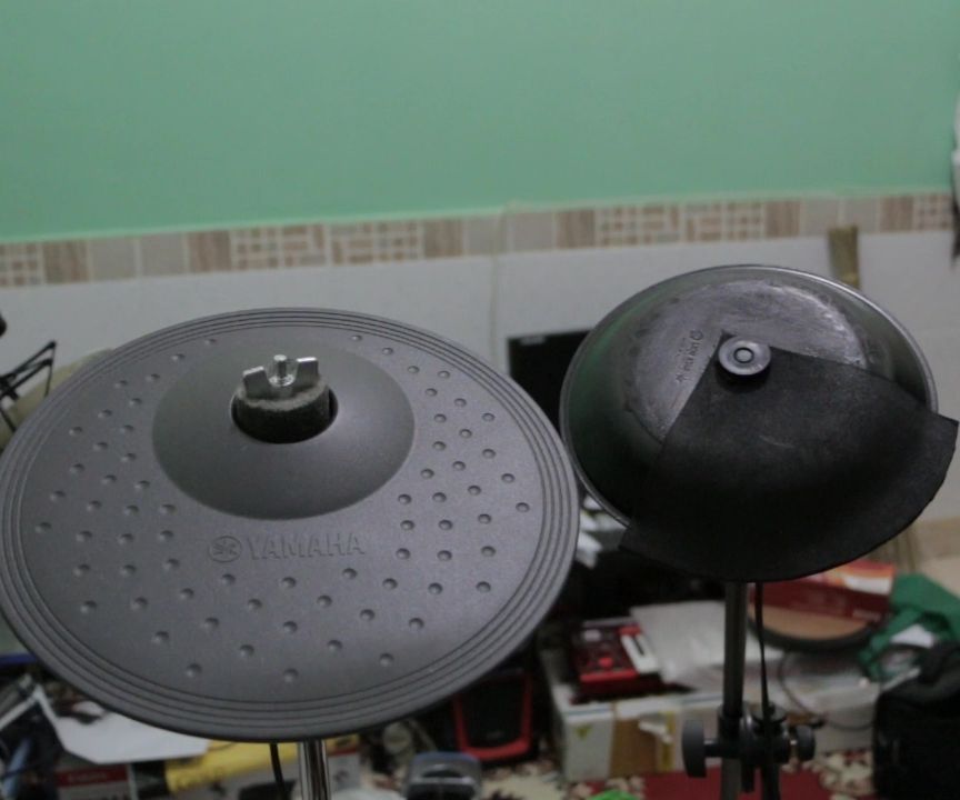  How to Make DIY ECymbal Pads From Plastic Plate for Electronic Drums