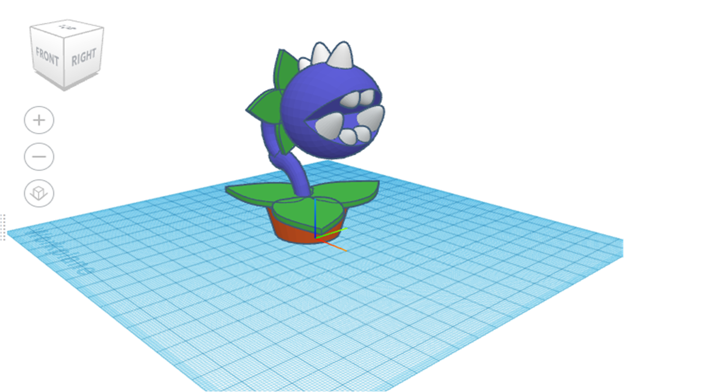 Chomper Plants Vs Zombies | Tinkercad Codeblocks